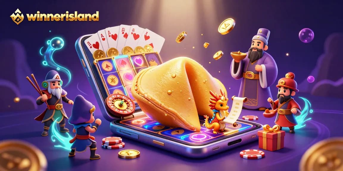 Experience thrilling gameplay at winnerisland with giant golden cookie, dragons, and dynamic slot games.